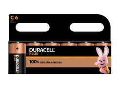 Duracell S18713 C Cell Plus Power 1 Batteries (Pack 6)