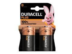 Duracell S18714 D Cell Plus Power 1 Batteries (Pack 2)