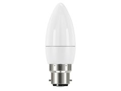 Energizer S8850 LED BC (B22) Opal Candle Non-Dimmable Bulb, Warm White 470 lm 5.2W