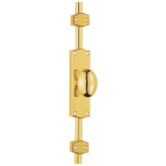 Carlisle Brass Espagnolette Bolt - Oval Knob Set-Polished Brass