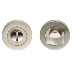 Carlisle Brass Finishes Collection Thumbturn and Release on Round Rose - Satin Nickel