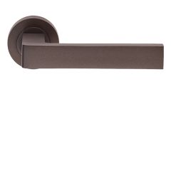Carlisle Brass Sasso Lever On Rose Door Handle-Matt Bronze-Door Handle
