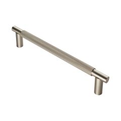 Carlisle Brass Finishes Collection Knurled Varese Door Pull Handle - Satin Nickel - A:350, B:67, C:300, D:22