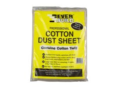 Everbuild 484993 Cotton Dust Sheet 3.6 x 2.7m