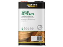 Everbuild 483723 EVBLJDO05 Wood Preserver Dark Oak 5 litre