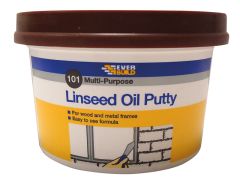 Everbuild 489026 101 Multi-Purpose Linseed Oil Putty Brown 500g