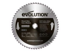 Evolution GW355TCT-60 Wood Cutting Circular Saw Blade 355 x 2.8 x 25.4mm x 60T