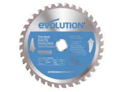 Evolution Thin Steel Cutting Circular Saw Blade