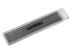 Faithfull EBPL62205 Black Pencil Marking Refill Pack, 6 Piece