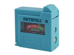 Faithfull BT1 Battery Tester for AA, AAA, C, D & 9V