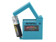 Faithfull BT1 Tester for AA, AAA, C, D & 9V FAIDETBAT