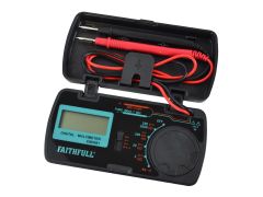 Faithfull EM3081 Pocket Portable Multimeter