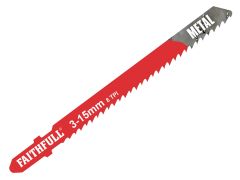 Faithfull Cutting Jigsaw Blades Pack of 5 T127D FAIJBT127D