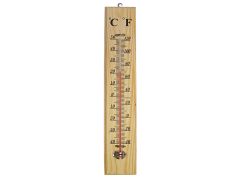 Faithfull Wooden Wall Thermometer