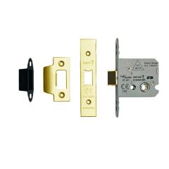 Easi-T Architectural Certifire Approved Flat Latch-66mm (2.5")-Stainless Brass-Square