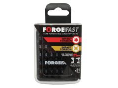 ForgeFix FFBITSETP3125 ForgeFast PZ/TX Compatible Impact Bit Set, 31 Piece
