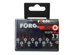ForgeFix FFBITSETT1225 ForgeFast TORX Compatible Impact Bit Set, 12 Piece