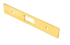 Easi-T Forend Strike & Fixing Pack To Suit Flat Latch-Stainless Brass-Square
