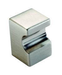 Carlisle Brass Fingertip Square Knob-Satin Nickel-22mm x 22mm Knob,Projection:30mm
