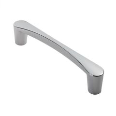 Carlisle Brass Fingertip Venturi D Handle-Polished Chrome-Centres:128mm,Overall:146mm,Projection:34mm
