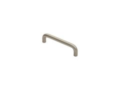 Carlisle Brass Fingertip D Handle-Satin Nickel-Centres:96mm,Overall:160mm
