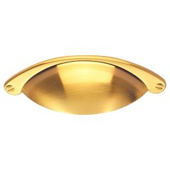 Carlisle Brass Fingertip Traditional Cup Pull Handle-Satin Brass
