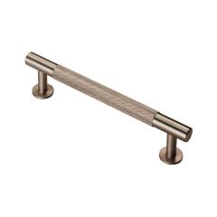 Carlisle Brass Fingertip Knurled Pull Handle-Satin Brass-160mm Centres, 190mm Overall
