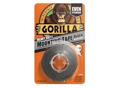 Gorilla Glue 3044201 GRGHDMT Gorilla Heavy-Duty Mounting Tape 25.4mm x 1.52m Black