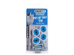 Gripit GPTVKIT TV Kit, Clam Pack