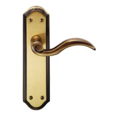 Carlisle Brass Wentworth Lever on Backplate-Florentine Bronze-Door Handle

