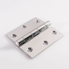 Eurospec HIP1332BSS 76x51mm (3x2inch) Square Bright Stainless Steel Plain Door Hinge