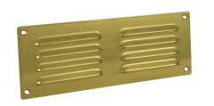 Carlisle Brass Hooded Louvre Vent -Polished Brass-242mm x 89mm
