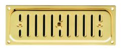Carlisle Brass Hit and Miss Vent-Polished Brass-242mm x 89mm
