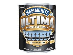 Hammerite 5362532 Ultima Metal Paint Matt Black 750ml