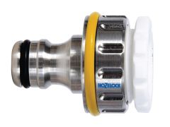 Hozelock 100-000-482 2041 Pro Metal Threaded Tap Connector 12.5-19mm (1/2-3/4in)