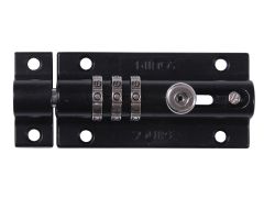 Squire COMBI 3 CombiBolt 3 Re-Codable Locking Bolt Black 92mm
