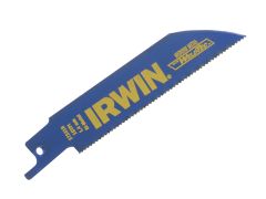 IRWIN 10504148 418R Sabre Saw Blade for Metal Cutting 100mm Pack of 5