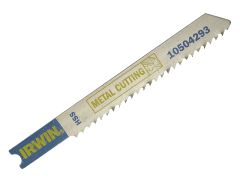 IRWIN 10504289 U118A Jigsaw Blades Metal Cutting Pack of 5