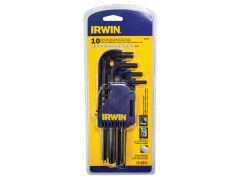 IRWIN T10757 Metric Long Arm Ball End Hex Key Set, 10 Piece