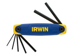 IRWIN T10765 Metric Folding Hex Key Set, 7 Piece