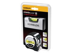 Komelon MPT57EML II Pocket Tape 5m/16ft (Width 27mm) with Mini Level KOM516TLVPK