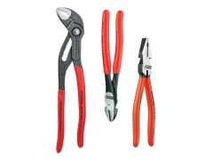 Knipex 00 20 10 Power Pack High Leverage Pliers Set, 3 Piece
