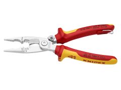 Knipex 13 96 200 T BK Pliers with Tether Point 200mm KPX1396200T