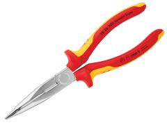 Knipex 26 26 200 SB Long Bent Snipe Nose Side Cutting Pliers 200mm KPX2626200