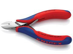 Knipex 77 12 115 Diagonal Cut Pliers - Round Bevelled 115mm KPX7712115