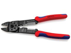 Knipex 97 21 215 SB Crimping Pliers for Insulated Terminals & Plug Connectors