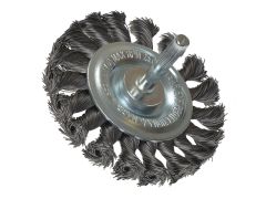 Lessmann Knotted Wheel Brush with Shank
