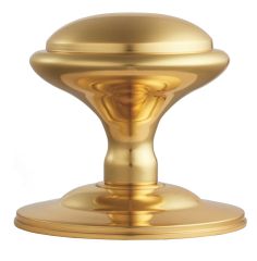 Carlisle Brass Round Centre Door Knob-Polished Brass
