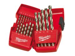 Milwaukee 4932352374 HSS-G THUNDERWEB Metal Drill Bit Set, 19 Piece
