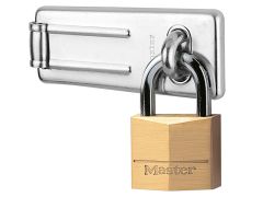 Master Lock 140703EURD 89mm + Solid Brass Padlock 40mm MLK140703